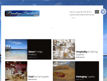 Tablet Screenshot of prestigeproductsbusselton.com